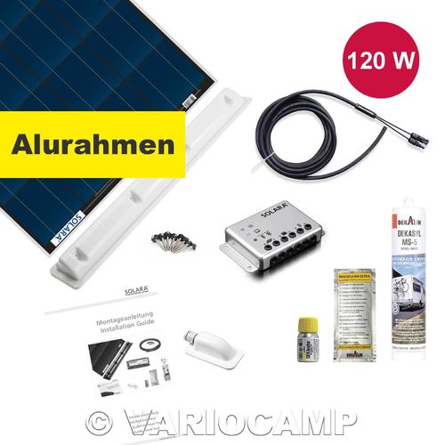Solarset SOLARA Profi Pack PP01 120 Watt mit Regler 340 Watt