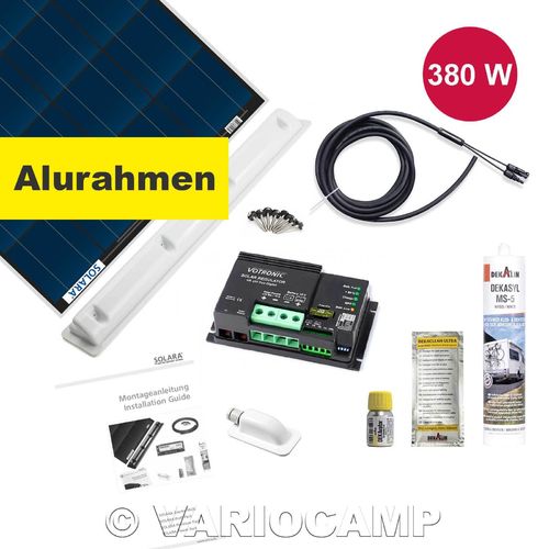 Solarset SOLARA Premium Pack PRP04 EBL 380Watt mit Regler 530Watt
