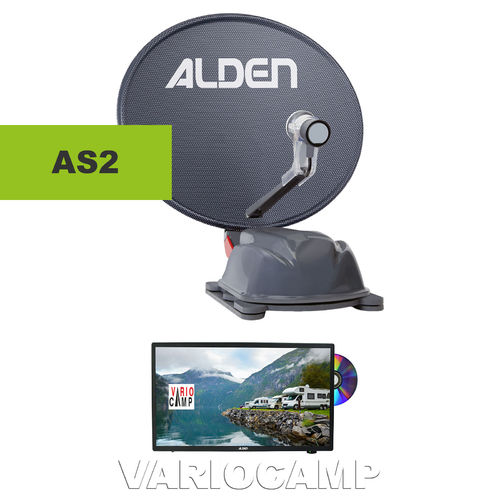 ALDEN AS2 60 HD Platinium mit TV AIO EVO 18,5"/22"/24", grau