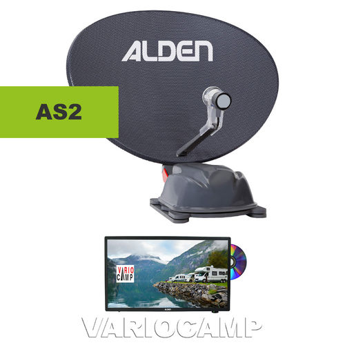 ALDEN AS2 80 HD Platinium mit TV AIO EVO 18,5"/22"/24", grau